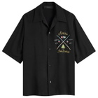 AMIRI Men's Pool Cue Bowling Shirt in Black