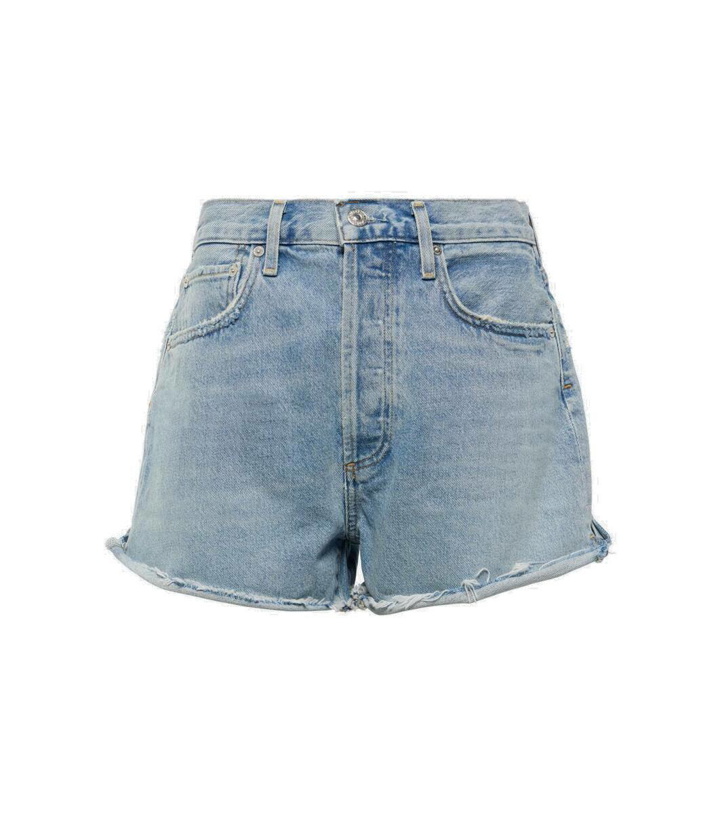 Photo: Citizens of Humanity Marlow mid-rise denim shorts