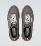 Thom Browne Suede-trimmed sneakers