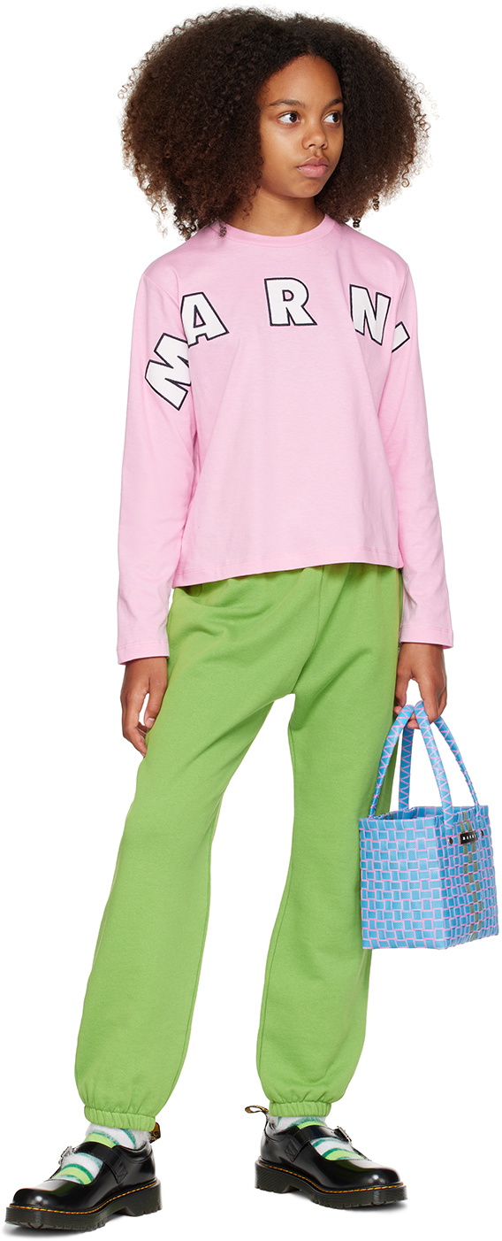 Marni Kids Multicolor Box Basket Tote