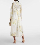 Zimmermann Harmony linen and silk organza shirt dress