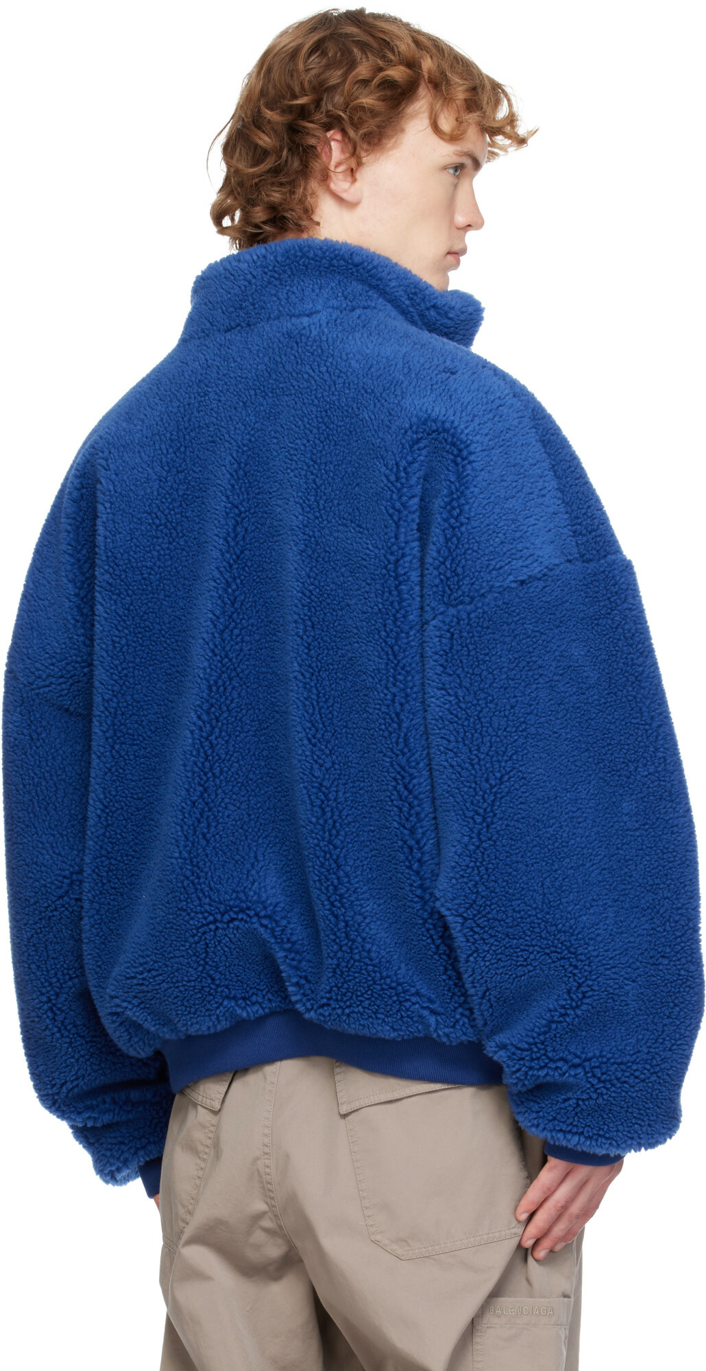 Balenciaga Blue Zip-Up Jacket