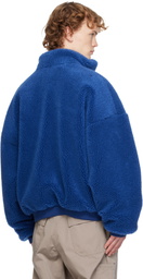 Balenciaga Blue Zip-Up Jacket