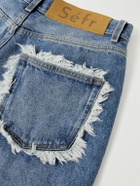 Séfr - Straight-Leg Distressed Jeans - Blue
