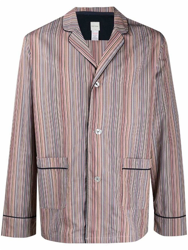 Photo: PAUL SMITH - Striped Cotton Pajama Set