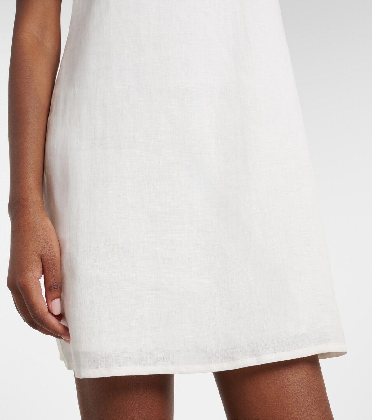 Asceno Geneva linen minidress