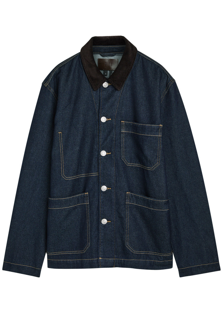 Paige Pauler Denim Chore Jacket Indigo
