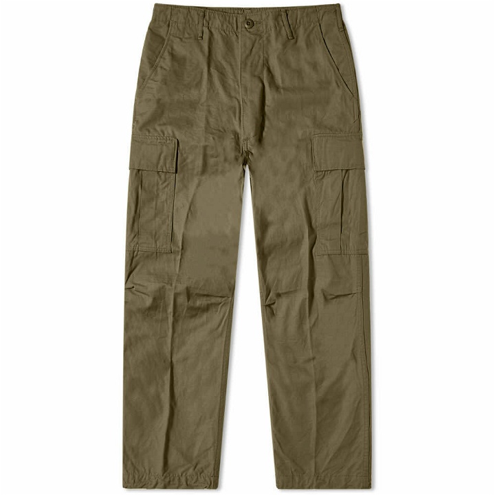 Photo: orSlow Men's Vintage Fit 6 Pockets Cargo Pants in Army Green