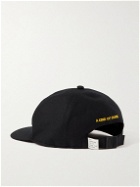 A Kind Of Guise - Chamar Embroidered Cotton and Linen-Blend Baseball Cap - Black