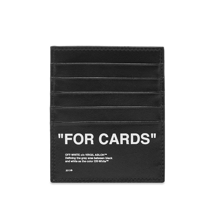Photo: Off-White "FOR CARDS" Card Holder