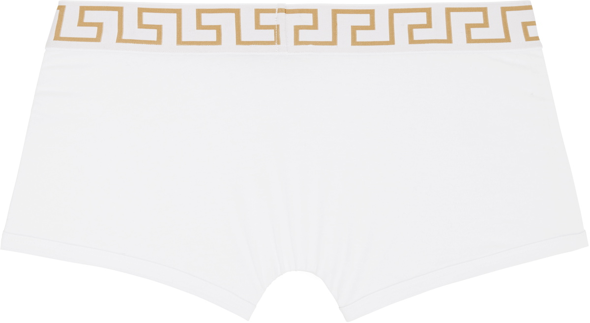 Versace Underwear Three-Pack Multicolor Greca Border Boxer Briefs