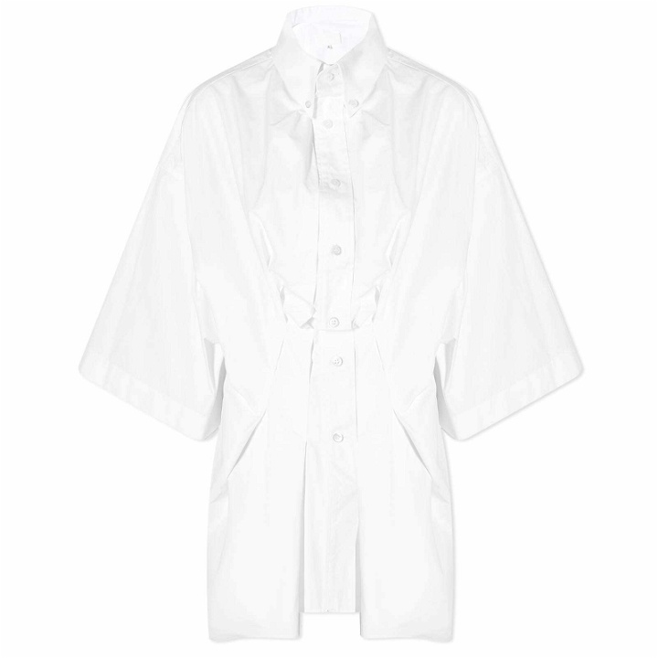 Photo: Maison Margiela Women's Short Sleeve Shirt in White