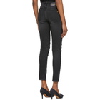 Pierre Balmain Black Biker Jeans