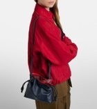 Loewe Layered Flamenco Mini leather clutch