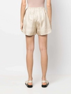 TOTEME - Monogram Silk Pajama Shorts