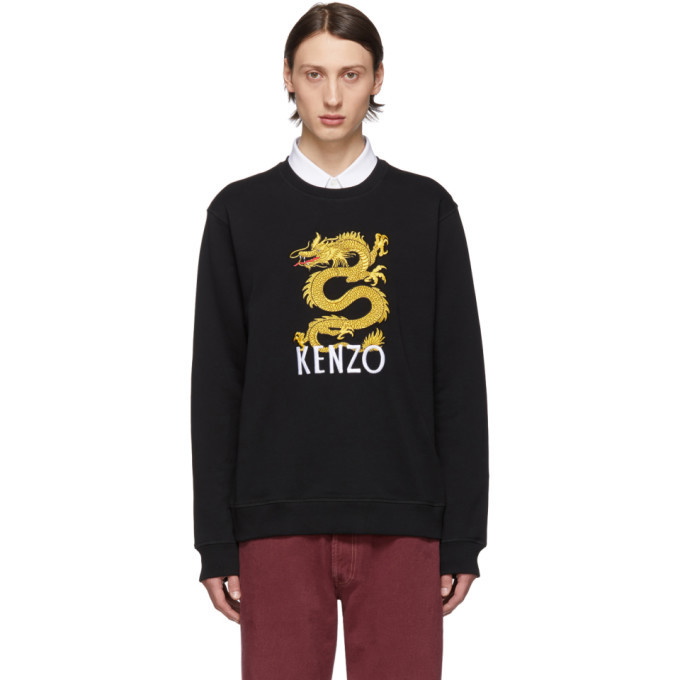 Photo: Kenzo Black Limited Edition Dragon Sweatshirt