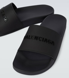 Balenciaga - Pool logo rubber slides