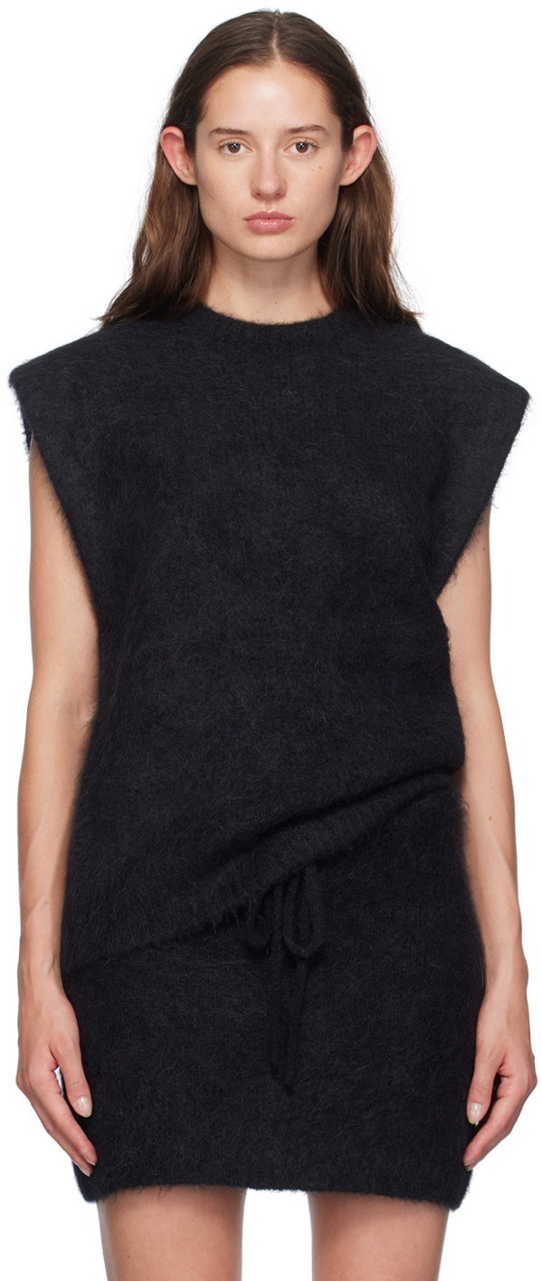 The Garment Black Bern Knit Vest