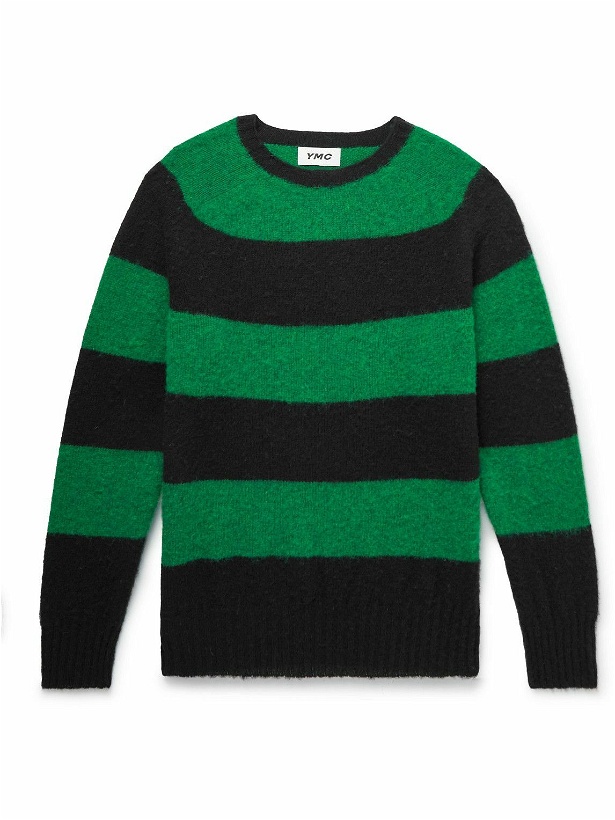 Photo: YMC - Striped Wool Sweater - Green