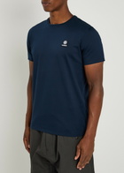 Sandbanks Logo Cotton T-shirt Navy