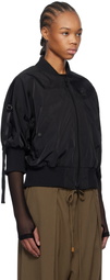 YOHJI YAMAMOTO Black R-SSBOMBER Jacket