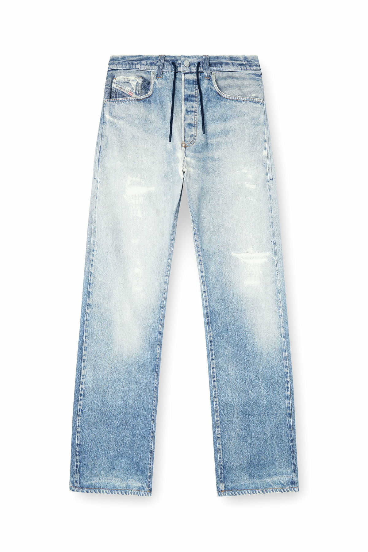Diesel Relaxed 2080 D-Reel Joggjeans - Jeans Mens in Blue Diesel