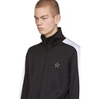 Valentino Black VLTN Star Zip-Up Sweater