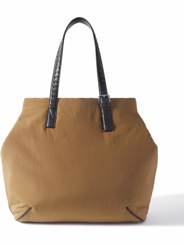 Photo: Bottega Veneta - Padded Paper Nylon and Intrecciato Leather Tote Bag