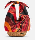 Pucci Picnic Iride silk top-handle bag