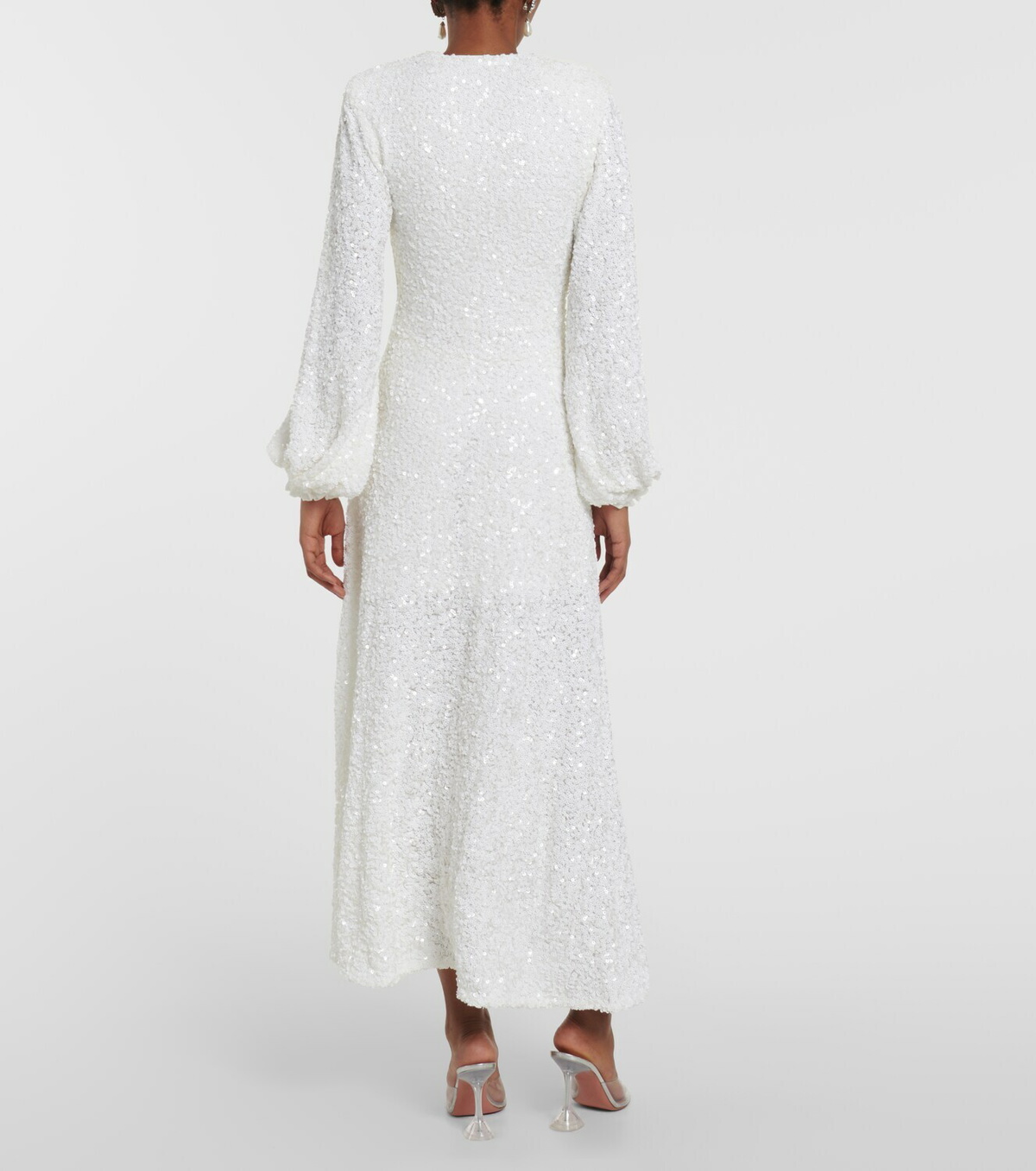 【ROTATE】エレガント♪ROTATE WHITEフリンジドレス Rotate Birger Christensen Bridal Sirin sequined midi dress