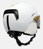 Bogner Logo leather-trimmed ski helmet