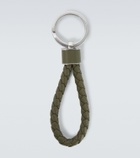 Bottega Veneta Intreccio leather keychain