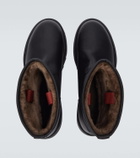 Loro Piana Suilven Walk suede and leather ankle boots