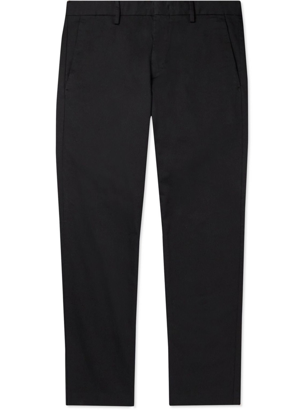 Photo: NN07 - Theo Slim-Fit Organic Cotton-Blend Chinos - Black