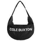 Cole Buxton Men's Nylon Oversized Sling Bag in Black 