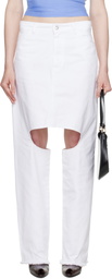 Ashley Williams White Marley Jeans