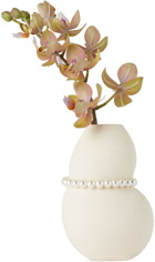 Completedworks White Faux-Pearl Small Vase