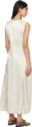 Holzweiler Off-White Luka Jacquard Maxi Dress