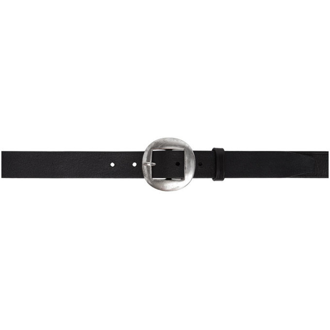 Photo: Dsquared2 Black Oval Buckle Belt