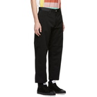 Junya Watanabe Black Twill Reflector Trousers