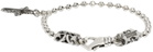 Emanuele Bicocchi SSENSE Exclusive Silver Cross Charm Bracelet