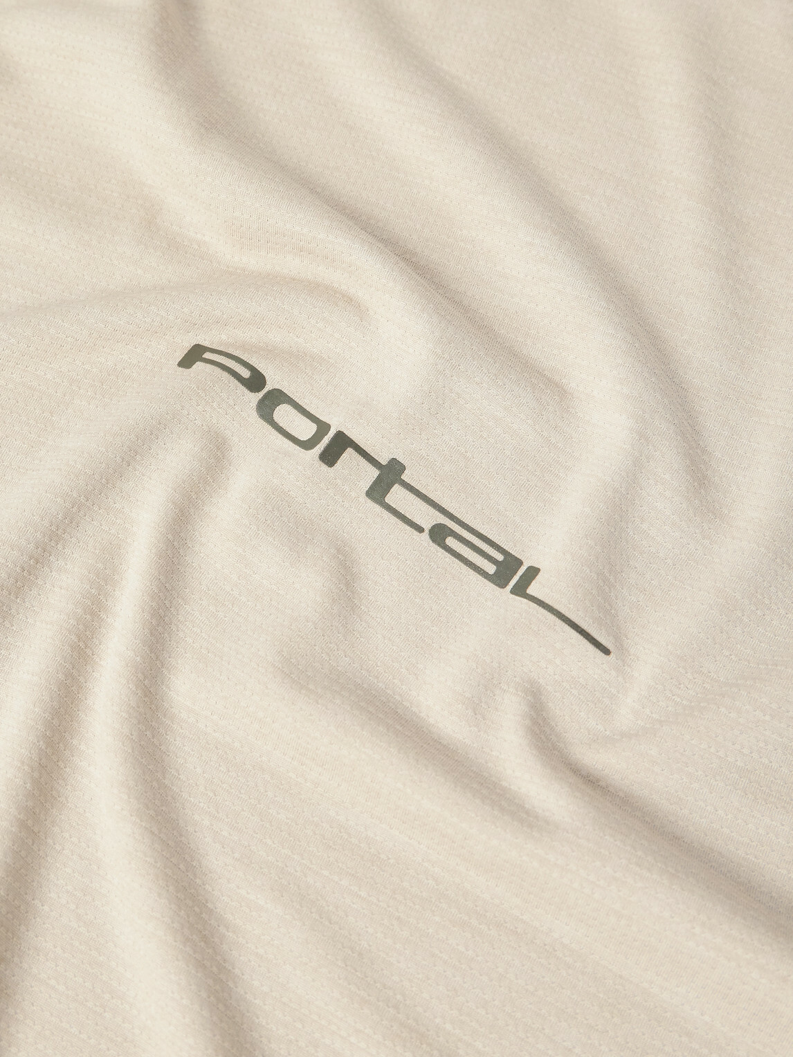 Portal - Lateral Peak Logo-Print Recycled-Jersey T-Shirt - Neutrals