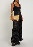 Hunza G Square-neck Crinkle Swimsuit - Black - One Size