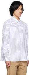 Acne Studios White Stripe Shirt