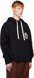 Jil Sander Black Patch Hoodie