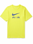 Nike - Air Logo-Print Cotton-Jersey T-Shirt - Yellow