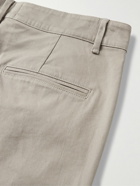 Folk - Tapered Stretch-Cotton Trousers - Gray