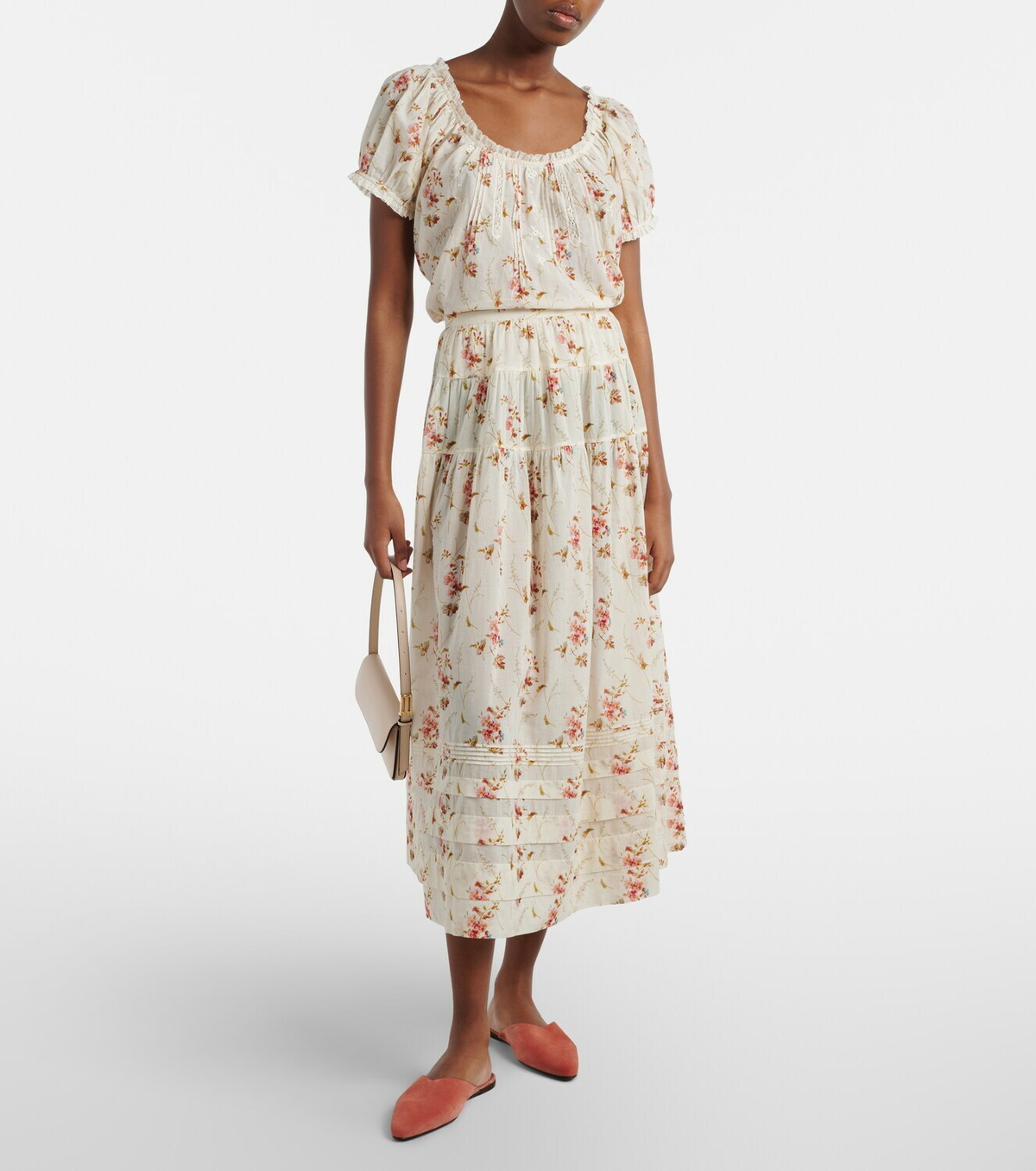 Dôen Frederica floral cotton top