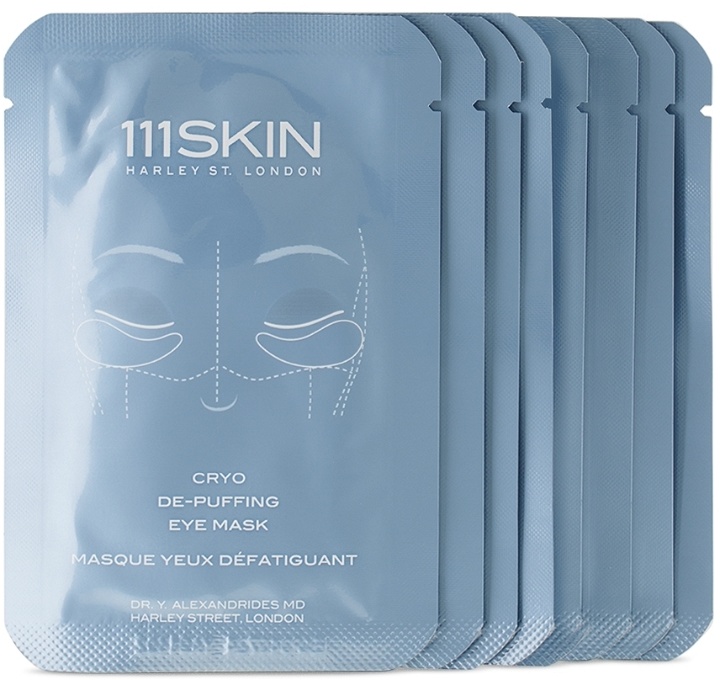 Photo: 111 Skin Cryo De-Puffing Eye Mask Set – Fragrance-Free, 8 x 6 mL