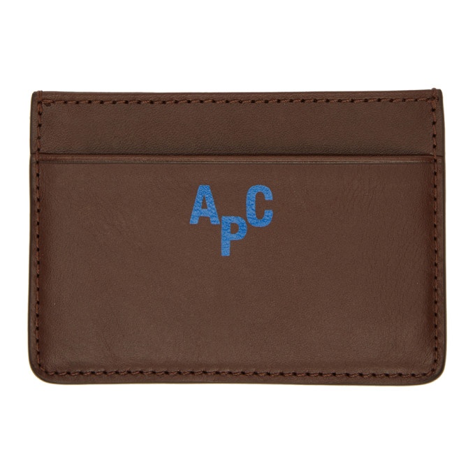 Photo: A.P.C. Brown Anzo Card Holder